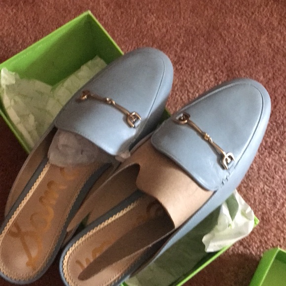 Sam Edelman loafer beautiful blue color all leather - Picture 8 of 16